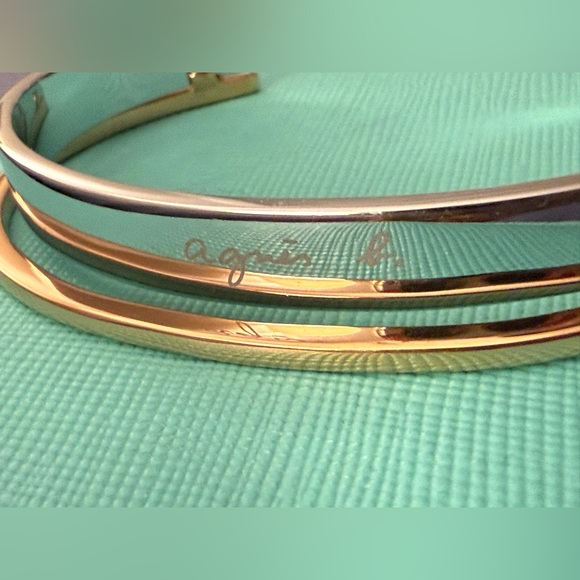 Agnes B. Jewelry - 💝💝Brand New Agnès b. Gold and Silver Women's Bangle💝💝